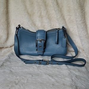 Light blue coach purse